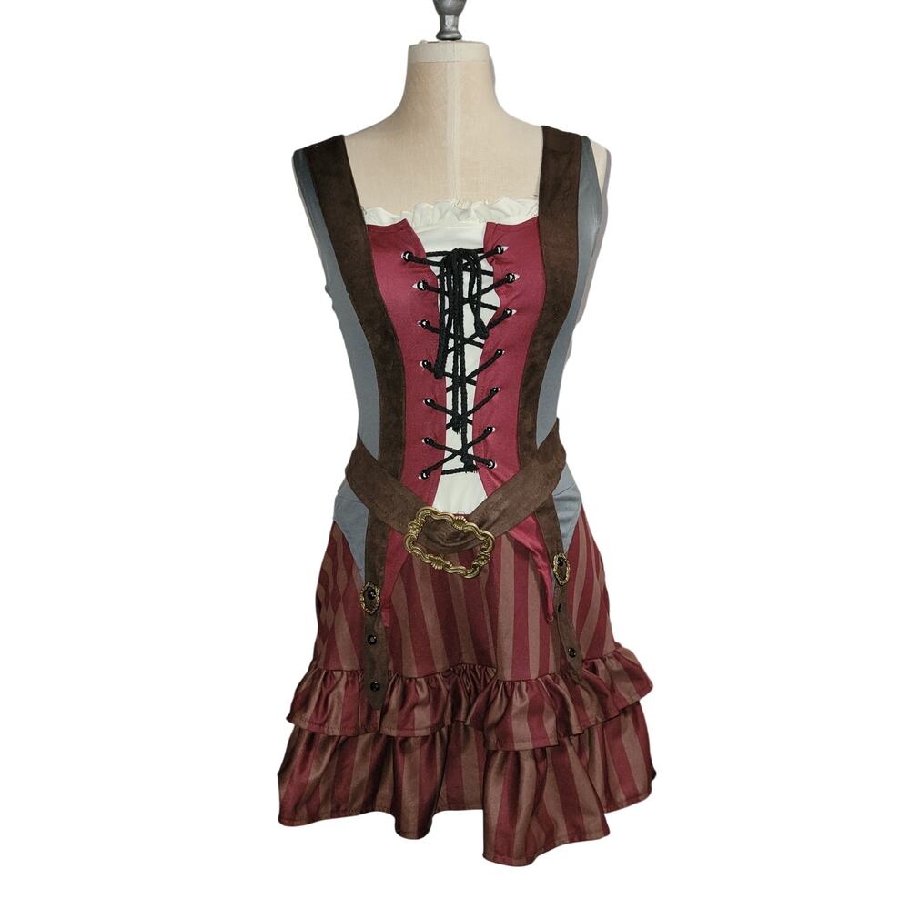 Pirate/Wench Dress Costume (Dress Only) - Junior Size Small